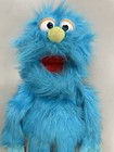 Silly Puppets Blue Monster 25  Full Body Hand Puppet Pretend Play Soft Plush