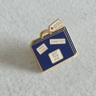 American Red Cross Pin Been There Done That Suitcase Lapel Hat Pin