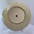 Antique Japanese Satsuma Plate Shozan Signed 6 5    Meiji Era Temple Maple Leaves