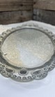 Gorgeous Vintage Pressed Glass Vanity Tray Perfume Tray Ornate Design     