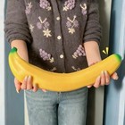 Jumbo Banana Squishy Toy Stress Reliever Slow Rising Squeeze Fruit Giant
