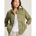 Tommy Bahama Two Palms Linen Raw Edge Utility Jacket Dark Fern Travel Womens Xl