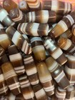 20pcs Excellent Rare Tibetan Natural Stripes Agate Dzi Rectangle Beads    