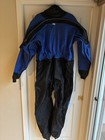 Stay Dry Blue black Full Body Drysuit W  Latex Neck   Wrist Gaskets Xl s
