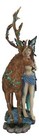 Butterfly Fairy With Stag Figurine Enchanted Forest Faerie Avalon   Emperor Deer