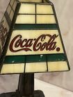 Coca Cola Tiffany Tea Light Candle Lamp Holder Vintage 7  