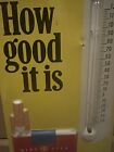 Vintage Winston Advertising Thermometer Metal Cigarette Sign Made Usa