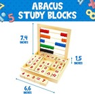 Toysery Abacus For Kids Math Counters  Wooden Educational Counting Toy  Toddl   