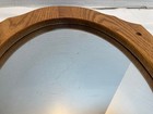 Vintage Oak Wood Wall Mirror Shelf Country Primitive Rectangle 17 25 X 12 X 4