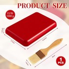Cheese Wax Block 2 2 Lb Red Wax For Cheese Making Brush 