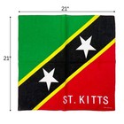 St  Kitts Flag Bandana     100  Cotton  21 x21  1 Pack