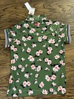 Kastel Denmark Cap Sleeve Sun Shirt Willow Floral Green Size X-large Nwt