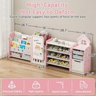Kids Toy Storage Organizer  Kids Bookshelf  Storage Organizer For Boys And Girls