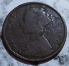 1866 Hong Kong One Cent Queen Victoria Bronze World Coin Free Shipping Bin306