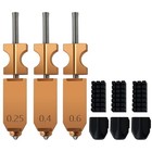3pk Upgrade Ad5x Nozzle 0 25mm 0 4mm 0 6mm Hotend For Falshforge Ad5x Nozzle 