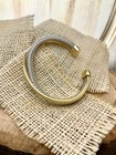 5mm Cable Classic Cross Over Bracelet  Stackable Classic Jewelry No Colouration 