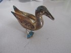 Silver   950  Blue-footed Booby Figurine    stamped From The Galapagos