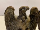 Vintage Pair Of Federal Eagle 1776 Colonial Virginia Brass Book Ends 1965