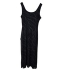 Vintage 90s Alyn Paige Dress Women Size 8 Black Fairy Sleeveless Maxi Whimsygoth