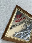 Miller High Life Beer Diamond Wildlife Series Mirror Sign-deer-   opening Day   