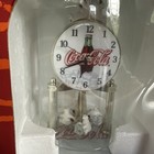 Vintage Coca-cola Anniversary Clock With Playful Polar Bears