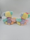 First   Main Sorbet Color Block Girl   Boy Teddy Bears Plush 12  Pastel Easter