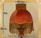 Fringe Feather Lamp Shades Crystal  Floral Light Shade Table Lamp Home Decor