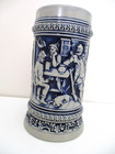 Gerz Stein Blue   Gray Stoneware West Germany Never Used 6 75 