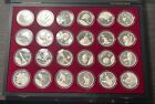 Milestones Of Space Exploration 1oz  999 Fine Silver 24  50 Proof Coins With Coa