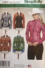 Simplicity 1361 Sizes 6-14 Equestrian Performance Rodeo Shirt New Uncut Sexy Fun