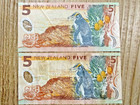Pair New Zealand 5 Dollars 10 Dollars  2004 Banknote Edmund Hillary Ag   Bb