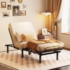 Funnihomi Electric Adjustable Bed Frame W  Head   Foot Incline  Remote Control