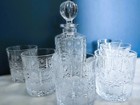 Czech Bohemia Crystal Cut Glass - Whisky Set 6 1 Ii 