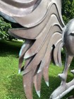 Rare Antique Weathervane Cock Rooster  Vintage Full Body Copper Beautiful Patina