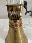 Antique Art Nouveau Vase - Brass And Copper Base- Decorative Tulip Vase