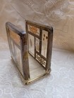 Vintage Lucite Botanical Napkin Holder   Mid Century Modern Acrylic Table Decor