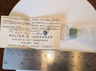 Estate Synthetic Spinel Rough  1970 s Emerald Green Boule Vintage Lapidary Stock