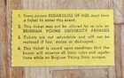 The Carpenters Concert Ticket 1973  Brigham Young University Homecoming Show
