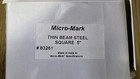 Micro-mark 5  Thin Beam Precision Steel Square Machinist Model Hobby Tool