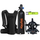 Scuba Tank Kit 1 9l With Full Face Mask portable Lung System For Short Time