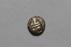               Indo Dutch  Coromandel Coast  Gold Fanam  17th Century Ad B86  k246