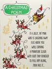Hallmark Christmas Card    a Christmas Poem    Funny Greeting Card New