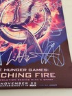 The Hunger Games Catching Fire 8 X 12 Movie Poster Signed   many Autographs         
