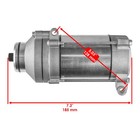 New Starter Motor For Honda Goldwing Gli1200 1984 All Models 12v 