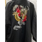 Vintage Japanese Dragon Embroidered Kimono Robe One Size Unisex 