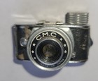 Vintage Cmc Miniature Camera In Leather Case Made In Japan - Untested