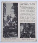 1934 Mammoth Cave Of Kentucky Tourism Brochure Slf4-2