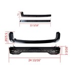 Smoke Led Tour Pack Tail Light Accent Side Marker For Harley Electra Glide 14-up