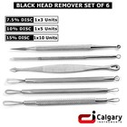 Comedone Extractors Acne Blackhead Remover Set Of 6 Pimple Blemish Cleaning Tool