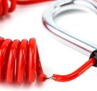 Breakaway Trailer Cable  4 Pack 4 Ft Brake Safety Cable Spring Towing Coiled Wir